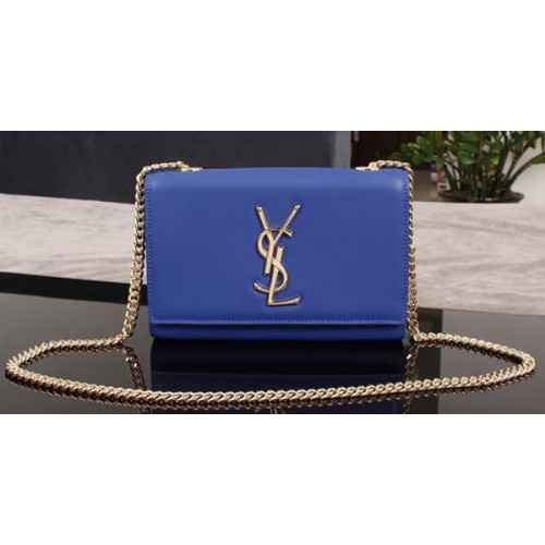 Yves Saint Laurent Monogramme Cross-body Sac à bandoulière 1311228 Bleu