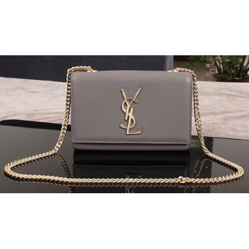 Yves Saint Laurent Monogramme Cross-body Sac à bandoulière 1311228 Gris