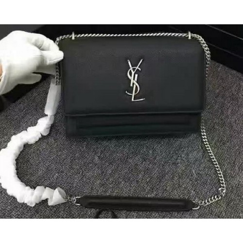 Yves Saint Laurent Monogramme Cross-body Sac à bandoulière Y3370 Noir