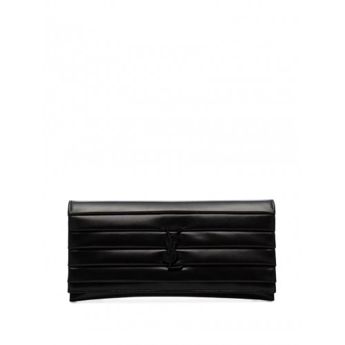Yves Saint Laurent Pochette en cuir Original Y593168 Noir