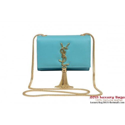 Yves Saint Laurent Petit Monogramme Cross-body Sac à bandoulière 1834B Bleu