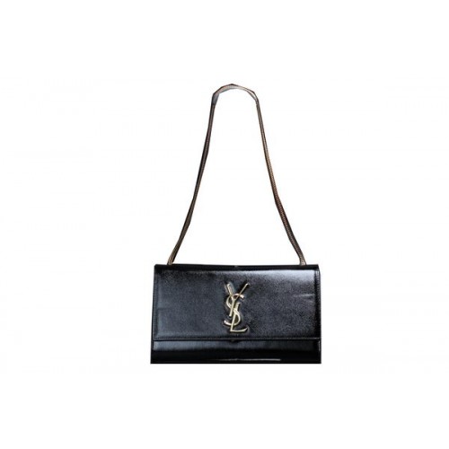 Yves Saint Laurent Mini Monogramme Cannage Motif Sac à Bandoulière Y009 Noir