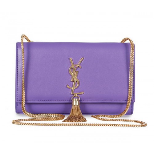 Yves Saint Laurent mini Monogramme Cross-body Shoulder Bag 326076 Purple