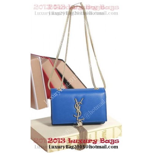 Yves Saint Laurent mini Monogramme Cross-body Sac à bandoulière 5478 Bleu