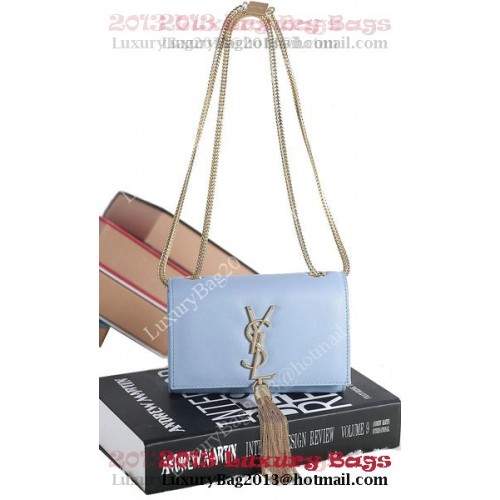 Yves Saint Laurent mini Monogramme Cross-body Sac à bandoulière 5478 Bleu clair