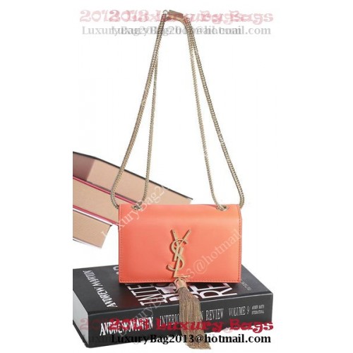 Yves Saint Laurent Mini Monogramme Cross-body Sac à bandoulière 5478 Orange
