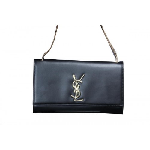 Yves Saint Laurent mini Monogramme Smooth Leather Shoulder Bag Y009 Black